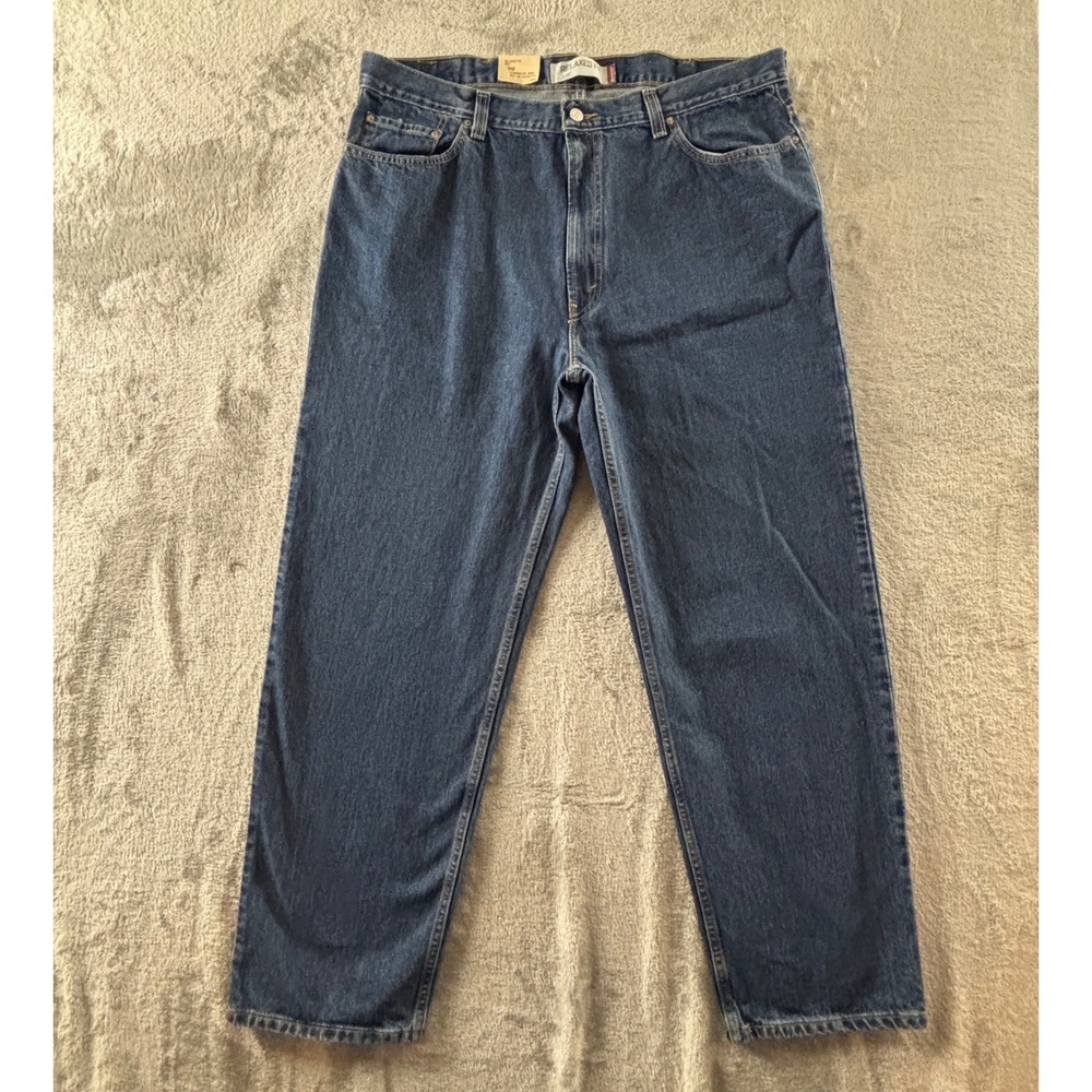 Levis 550 Relaxed Fit Tapered Leg Jeans Mens 42x32 Blue Denim 00550-4886 NWT